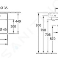 Chậu rửa lavabo bàn đá Đức Villeroy-boch Collaro 4A3355RW