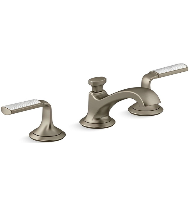 Vòi chậu rửa mặt 3 chân cổ thấp Bronze Kallista P25054-FRW-BV