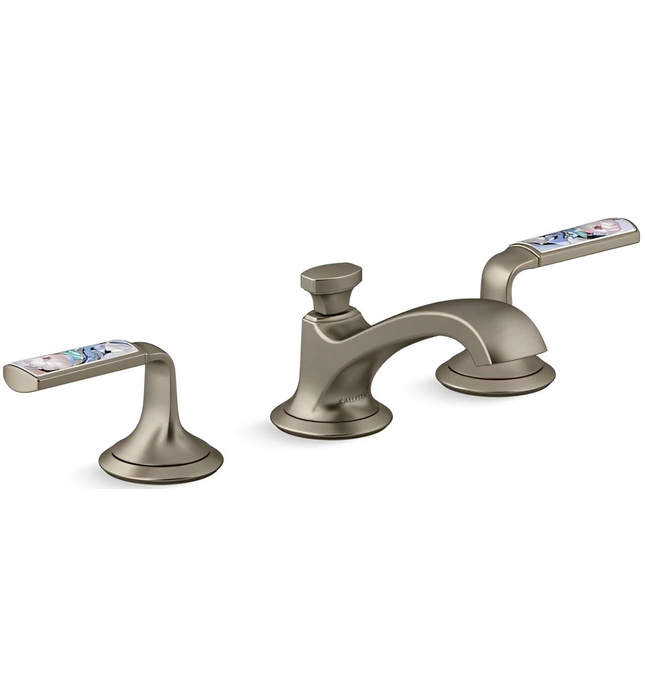 Vòi chậu rửa mặt 3 chân cổ thấp Chrome Kallista P25054-SPR-CP