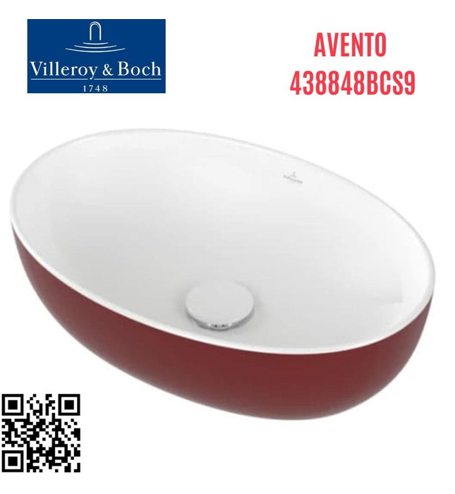 Chậu rửa lavabo dương bàn Đức Villeroy-boch Artis 438848BCS9