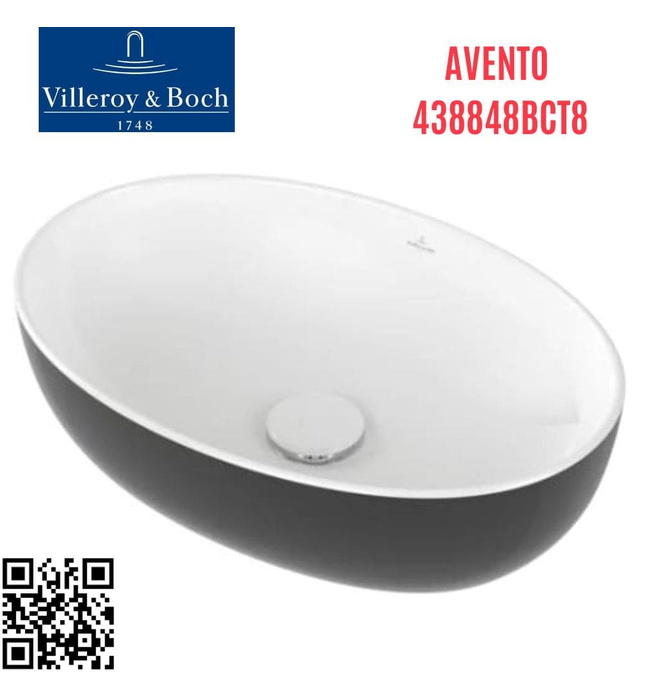 Chậu rửa lavabo dương bàn Đức Villeroy-boch Artis 438848BCT8