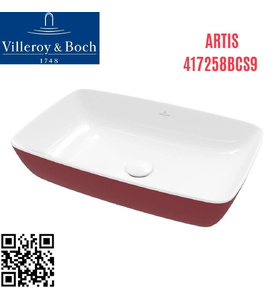 Chậu rửa lavabo dương bàn Đức Villeroy-boch Artis 417258BCS9