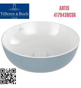 Chậu rửa lavabo dương bàn Đức Villeroy-boch Artis 417943BCS6