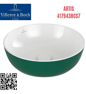 Chậu rửa lavabo dương bàn Đức Villeroy-boch Artis 417943BCS7