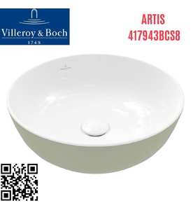 Chậu rửa lavabo dương bàn Đức Villeroy-boch Artis 417943BCS8
