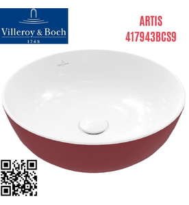 Chậu rửa lavabo dương bàn Đức Villeroy-boch Artis 417943BCS9