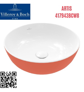 Chậu rửa lavabo dương bàn Đức Villeroy-boch Artis 417943BCW8