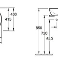 Chậu rửa lavabo dương bàn Đức Villeroy-boch Artis 417943BCS4
