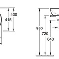 Chậu rửa lavabo dương bàn Đức Villeroy-boch Artis 417943BCS9