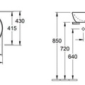 Chậu rửa lavabo dương bàn Đức Villeroy-boch Artis 417943BCT8