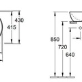 Chậu rửa lavabo dương bàn Đức Villeroy-boch Artis 417943RW