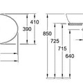 Chậu rửa lavabo dương bàn Đức Villeroy-boch Artis 438848BCT8