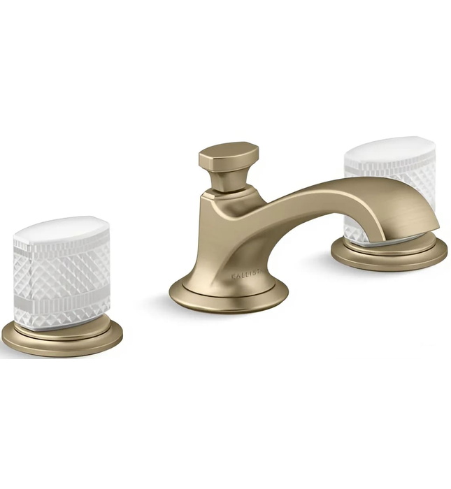 Vòi chậu rửa mặt 3 chân cổ thấp Bronze Kallista P25056-CMC-BV