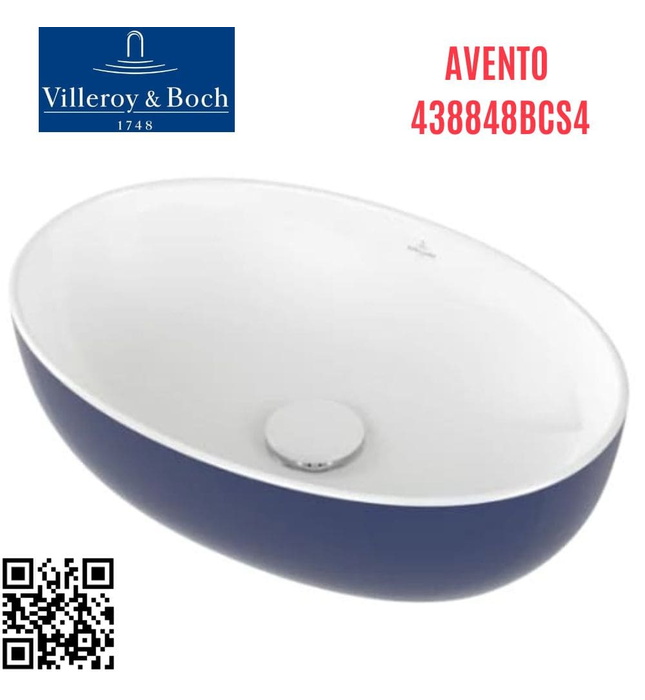 Chậu rửa lavabo dương bàn Đức Villeroy-boch Artis 438848BCS4