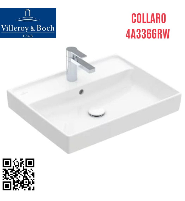 Chậu rửa lavabo Đức Villeroy-boch Collaro 4A336GRW