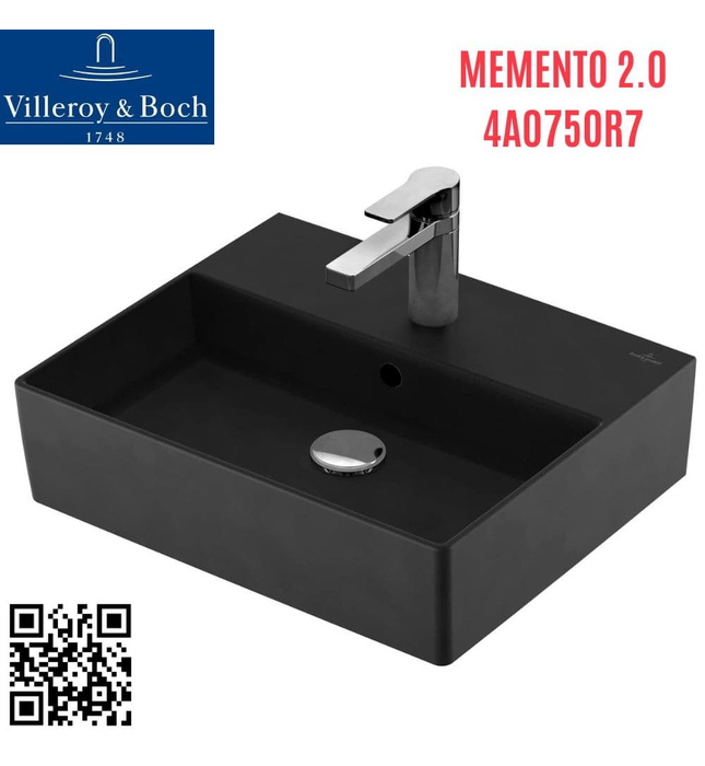 Chậu rửa lavabo Đức Villeroy-boch Memento 2.0 4A0750R7