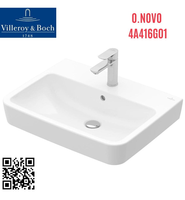 Chậu rửa lavabo Đức Villeroy-boch O.novo 4A416G01