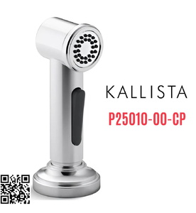 Vòi xịt chậu rửa bát 1 chức năng Chrome Kallista P25010-00-CP