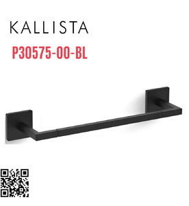 Thanh treo khăn đơn 12" màu đen Kallista P30575-00-BL