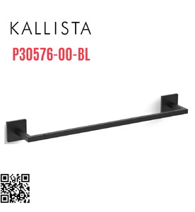 Thanh treo khăn đơn 18" màu đen Kallista P30576-00-BL