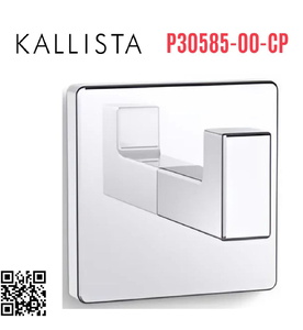 Móc treo tường đơn màu Chrome Kallista P30585-00-CP
