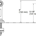 Vòi xịt chậu rửa bát 1 chức năng Chrome Kallista P25010-00-CP
