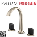 Vòi chậu rửa mặt 3 chân cổ vòm Bronze Kallista P25057-CMB-BV