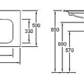 Chậu rửa lavabo Đức Villeroy-boch Finion 4164CBRW