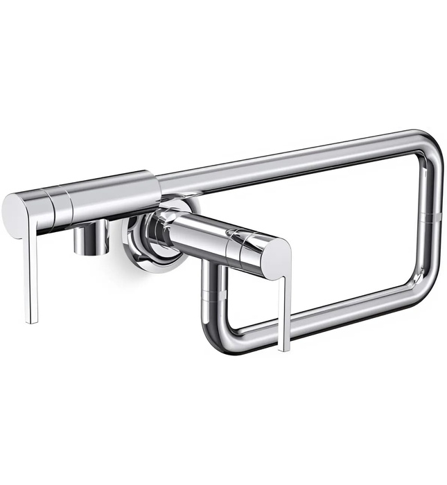 Vòi tiếp nước cho bếp gắn tường màu Chrome Kallista P23181-00-CP