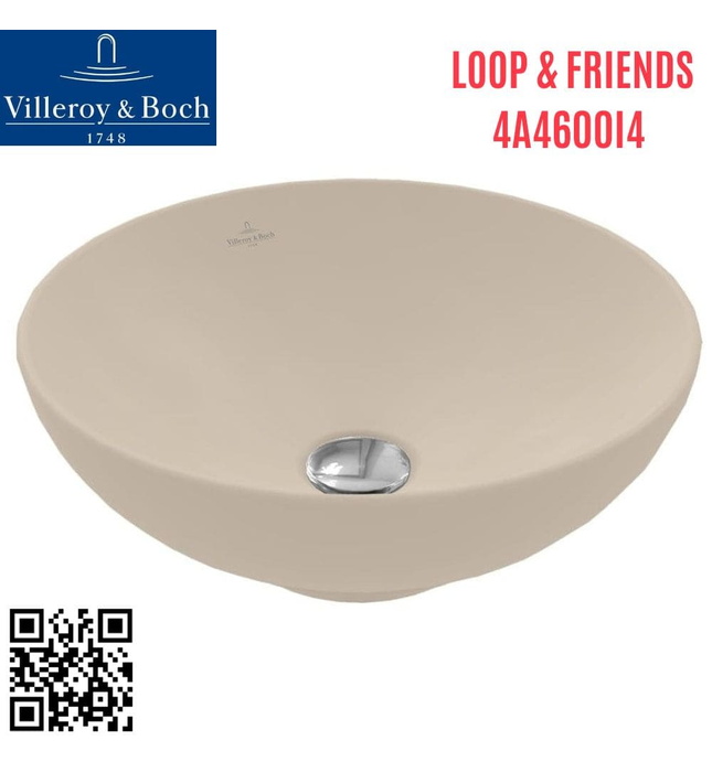 Chậu rửa lavabo dương bàn Đức Villeroy-boch Loop & Friends 4A4600AM