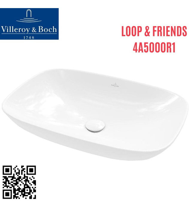 Chậu rửa lavabo dương bàn Đức Villeroy-boch Loop & Friends 4A5000R1