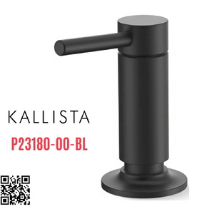 Lọ đựng nước rửa chén bát màu đen Kallista P23180-00-BL