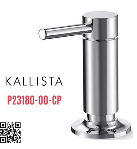 Lọ đựng nước rửa chén bát màu Chrome Kallista P23180-00-CP