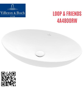 Chậu rửa lavabo dương bàn Đức Villeroy-boch Loop & Friends 4A4800RW