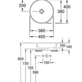 Chậu rửa lavabo Đức Villeroy-boch Collaro 4A1840RW