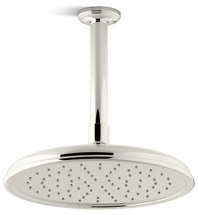 Bát sen tắm phun mưa tròn Nickel Kallista P21540-00-AD