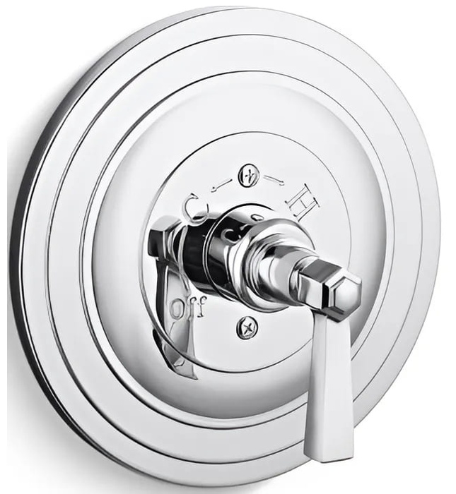 Mặt nạ điều khiển đơn sen tắm âm tường Nickel Kallista P22715-LX-AD