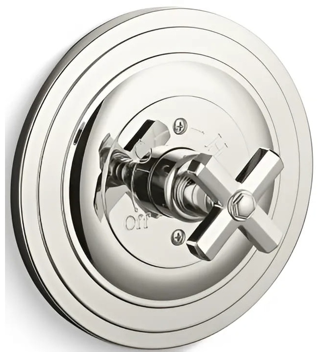 Mặt nạ điều khiển đơn sen tắm âm tường Nickel Kallista P22715-XX-AD