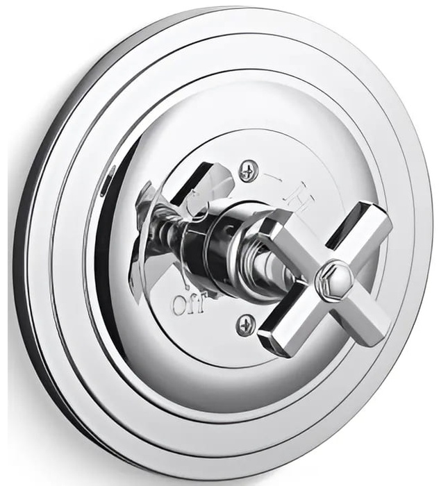 Mặt nạ điều khiển đơn sen tắm âm tường Nickel Kallista P22715-XX-AD
