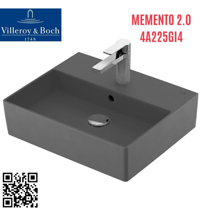 Chậu rửa lavabo Đức Villeroy-boch Memento 2.0 4A225GI4