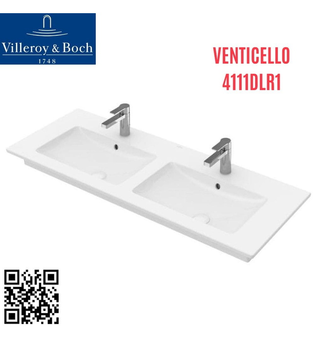 Chậu rửa lavabo Đức Villeroy-boch Venticello 4111DLR1
