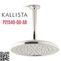 Bát sen tắm phun mưa tròn Nickel Kallista P21540-00-AD