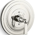 Mặt nạ điều khiển đơn sen tắm âm tường Nickel Kallista P22715-LX-AD
