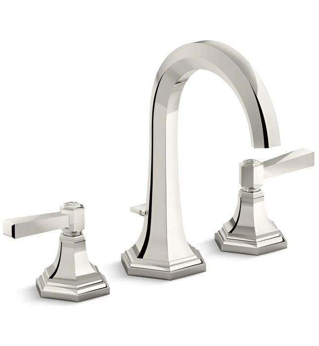 Vòi chậu rửa mặt 3 chân thân cao Chrome Kallista P22732-LV-CP