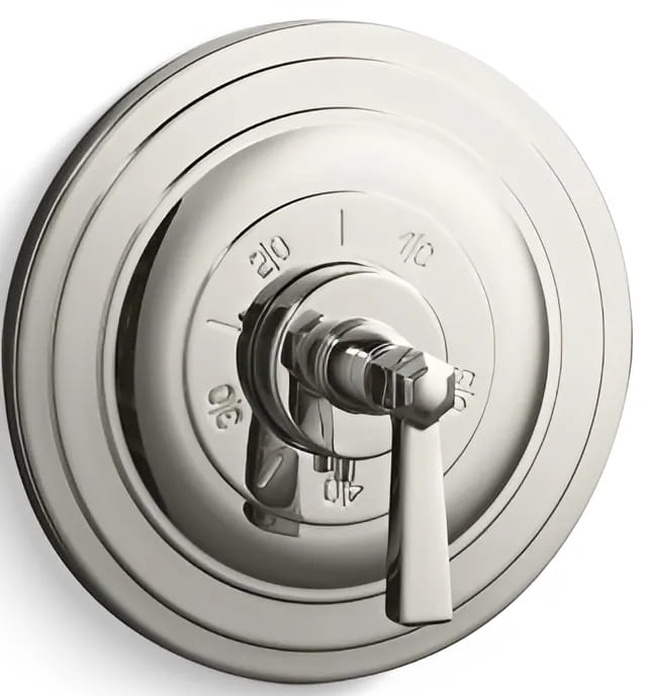 Mặt nạ điều chỉnh nhiệt độ sen tắm Chrome Kallista P22762-LV-CP