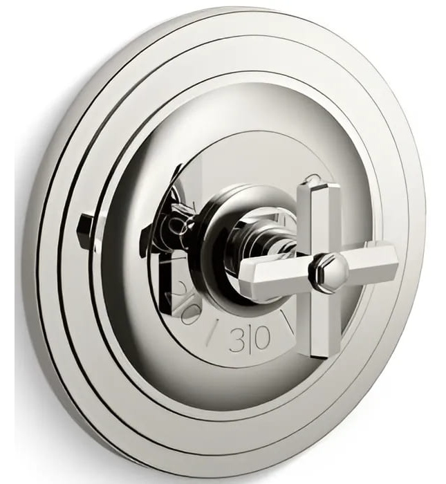 Mặt nạ điều chỉnh nhiệt độ sen tắm Nickel Kallista P22762-XX-AD