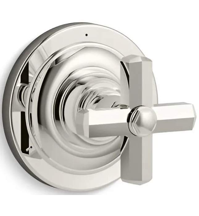 Mặt nạ chuyển hướng dòng nước sen tắm Nickel Kallista P22784-CR-AD