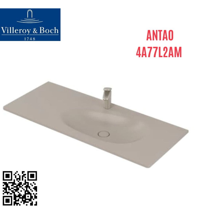 Chậu rửa lavabo dương vành Đức Villeroy-boch Antao 4A77L2AM
