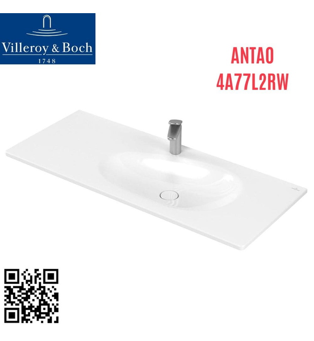 Chậu rửa lavabo dương vành Đức Villeroy-boch Antao 4A77L2RW