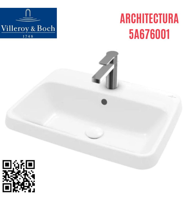 Chậu rửa lavabo Đức Villeroy-boch Architectura 5A676001